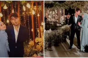 8 Potret Lesty dan Rizky Billar di pernikahan Margin-Ali, bikin baper