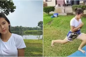 6 Momen Sandrinna Michelle latihan muay thai, keren abis