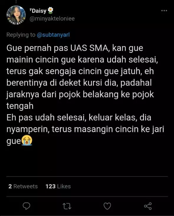 Curhat momen sama gebetan di sekolah © Berbagai sumber