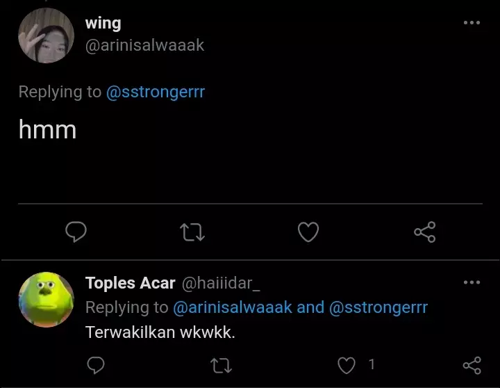 Ucapan pasrah versi netizen © berbagai sumber