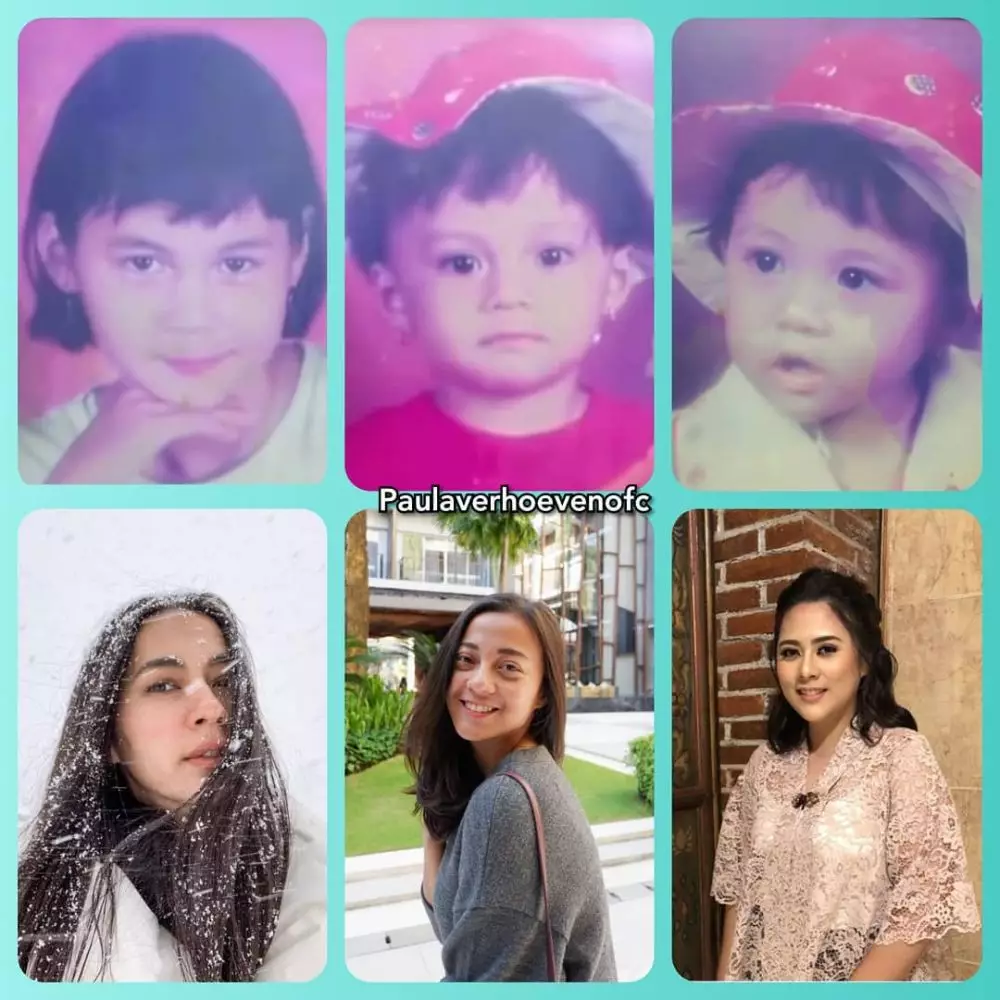 potret lawas Paula Verhoeven bersaudara ©Instagram potret lawas Paula Verhoeven bersaudara ©Instagram