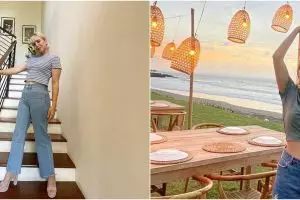 8 Potret Tya Ariestya pamer perut rata usai berat badan turun 25 kg