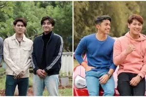10 Potret persahabatan Rizky Billar, Harris Vriza, dan Ady Sky