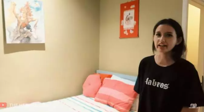 kamar tidur Sarah Menzel © 2021 brilio.net