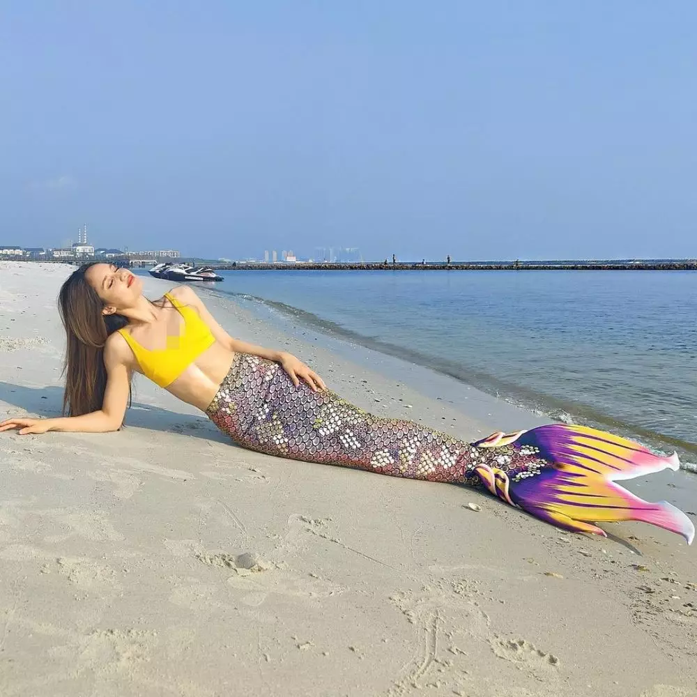 potret Cinta Laura outfit mermaid © Instagram