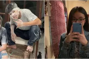 7 Potret kedekatan Dimas Ahmad dan Anneth Delliecia, syuting bareng