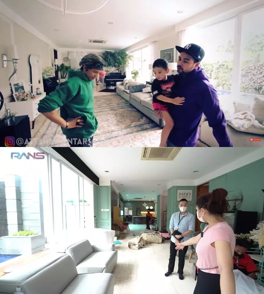 Rumah seleb sebelum dan sesudah renovasi © Instagram & YouTube Rumah seleb sebelum dan sesudah renovasi © Instagram & YouTube