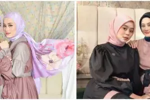 10 Pemotretan Dinda Hauw dan Lesty Kejora bertema sisterhood