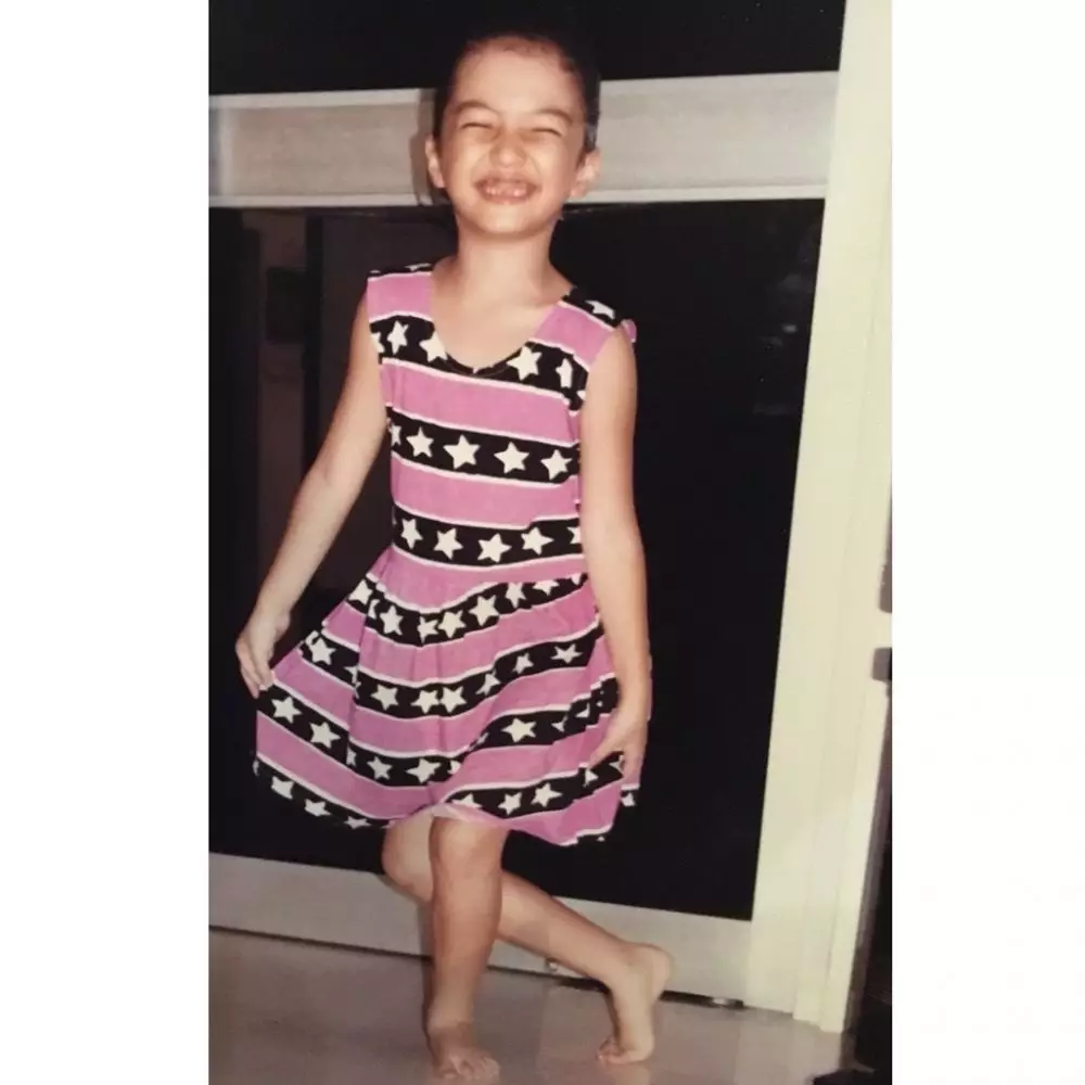 masa kecil raline © Instagram
