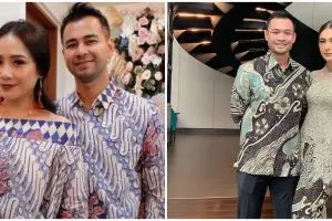 Gaya 8 pasang seleb kembaran baju saat kondangan, so sweet banget