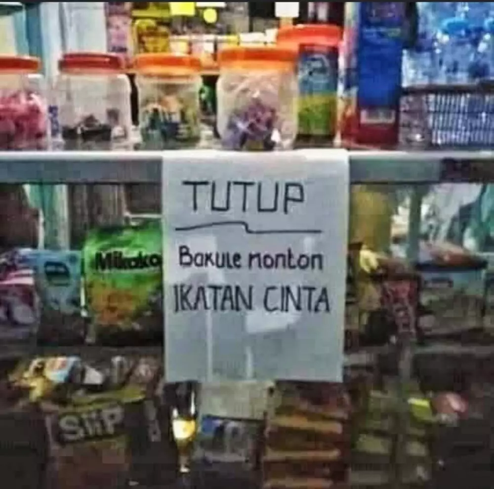 Warung tutup demi Ikatan Cinta © berbagai sumber