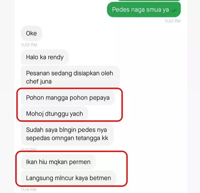 Chat ojek online pakai pantun © berbagai sumber