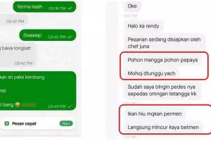 10 Chat driver ojek online pakai pantun, bikin penumpang senyum