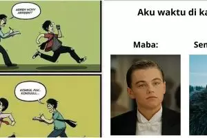 10 Meme lucu beda mahasiswa baru & mahasiswa akhir, bikin senyum getir