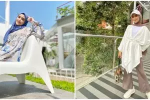 8 Potret OOTD hamil ala Nadya Mustika, tetap nyaman dan stylish