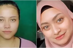 5 Potret selebgram merias wajah tirukan penampilan artis, mirip pol