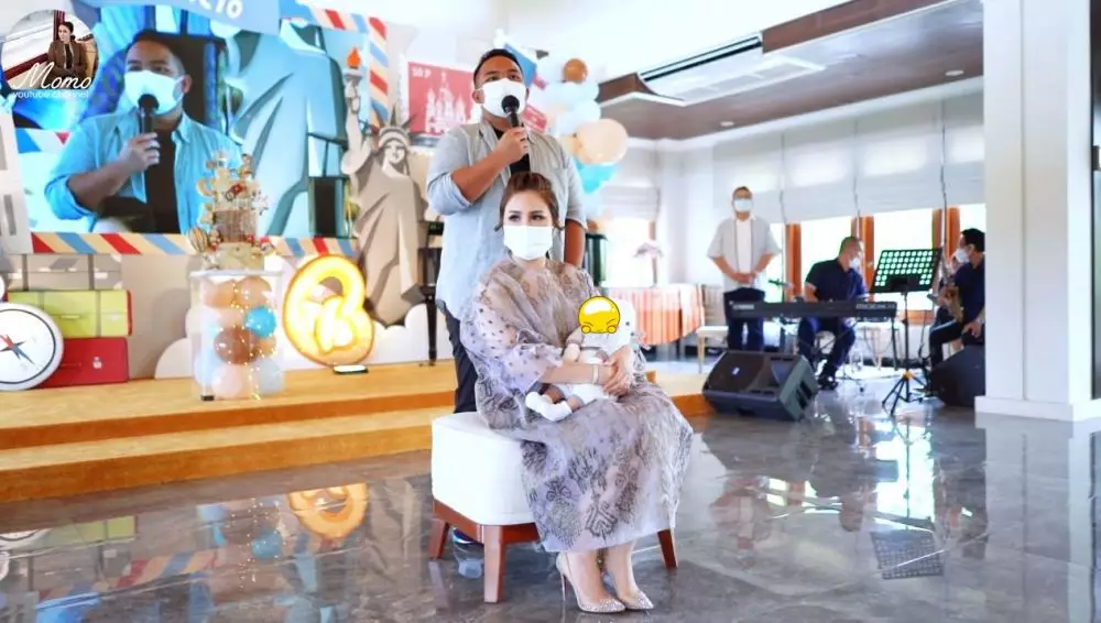 Selapan baby Abe © YouTube