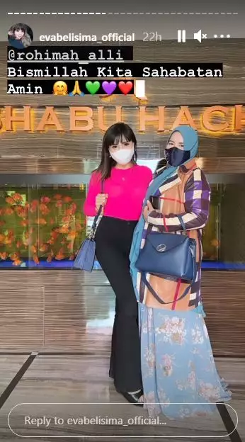 Eva dan Rohimah sahabatan © Instagram