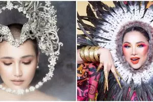 Potret 11 seleb dengan hiasan kepala estetik, tampilannya memukau