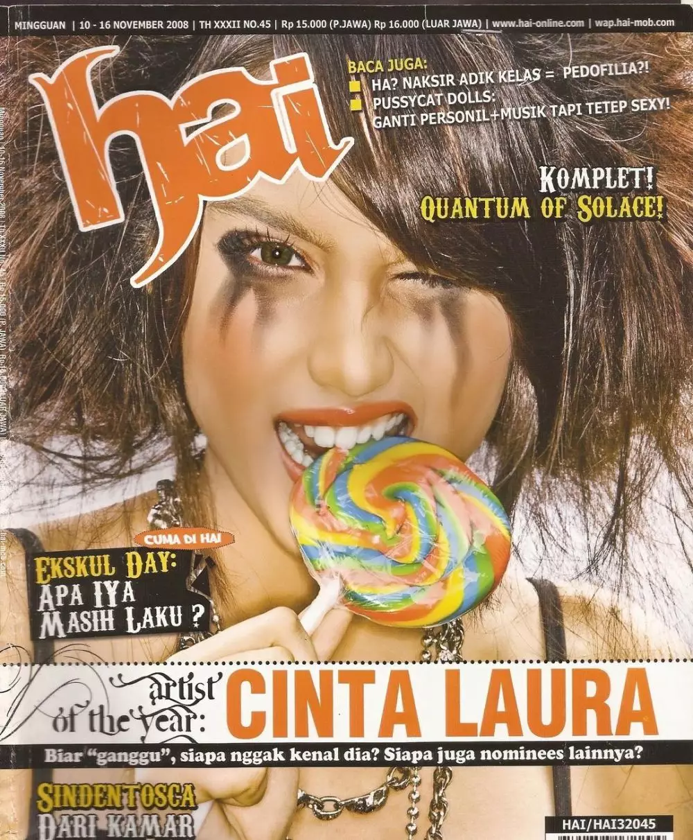 Cinta Laura cover majalah © 2021 berbagai sumber