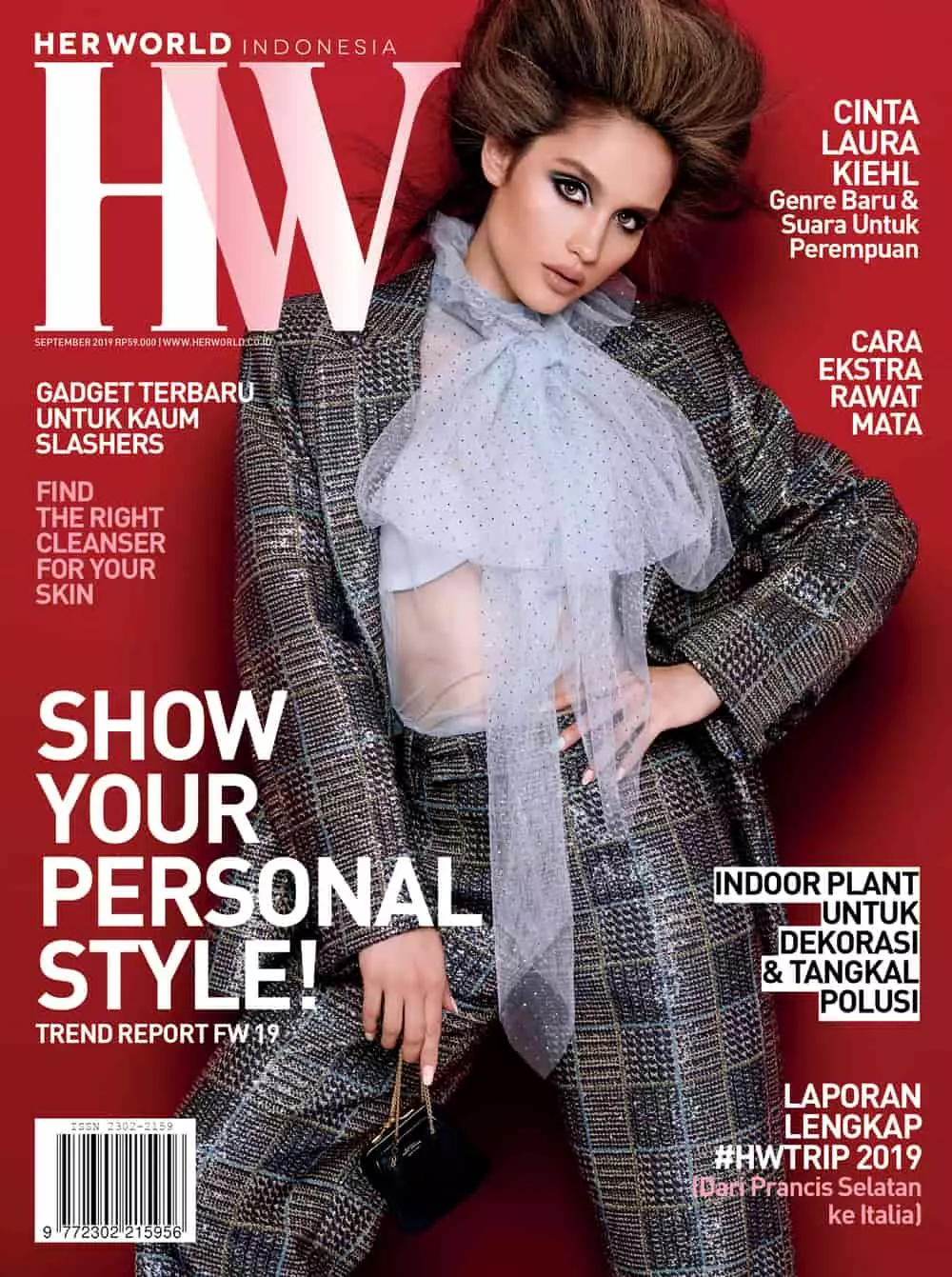 Cinta Laura cover majalah © 2021 berbagai sumber