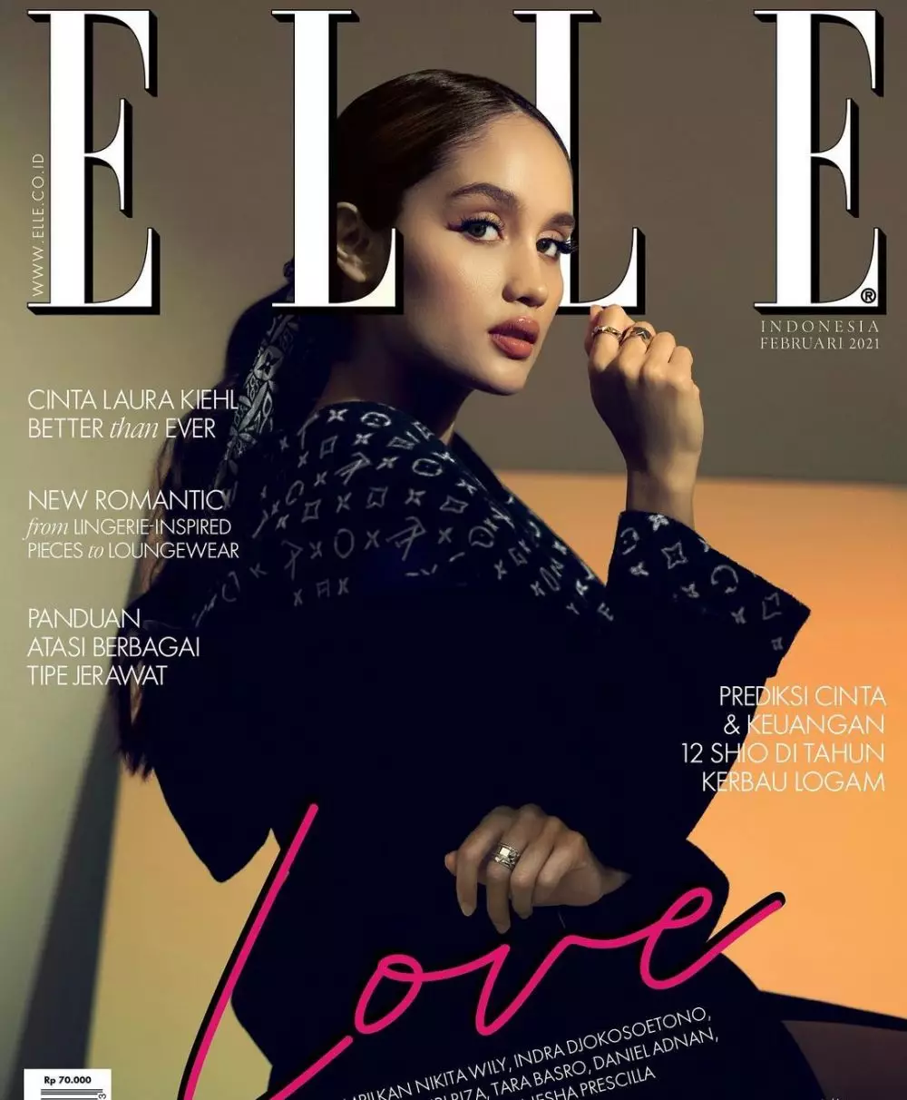Cinta Laura cover majalah © 2021 berbagai sumber