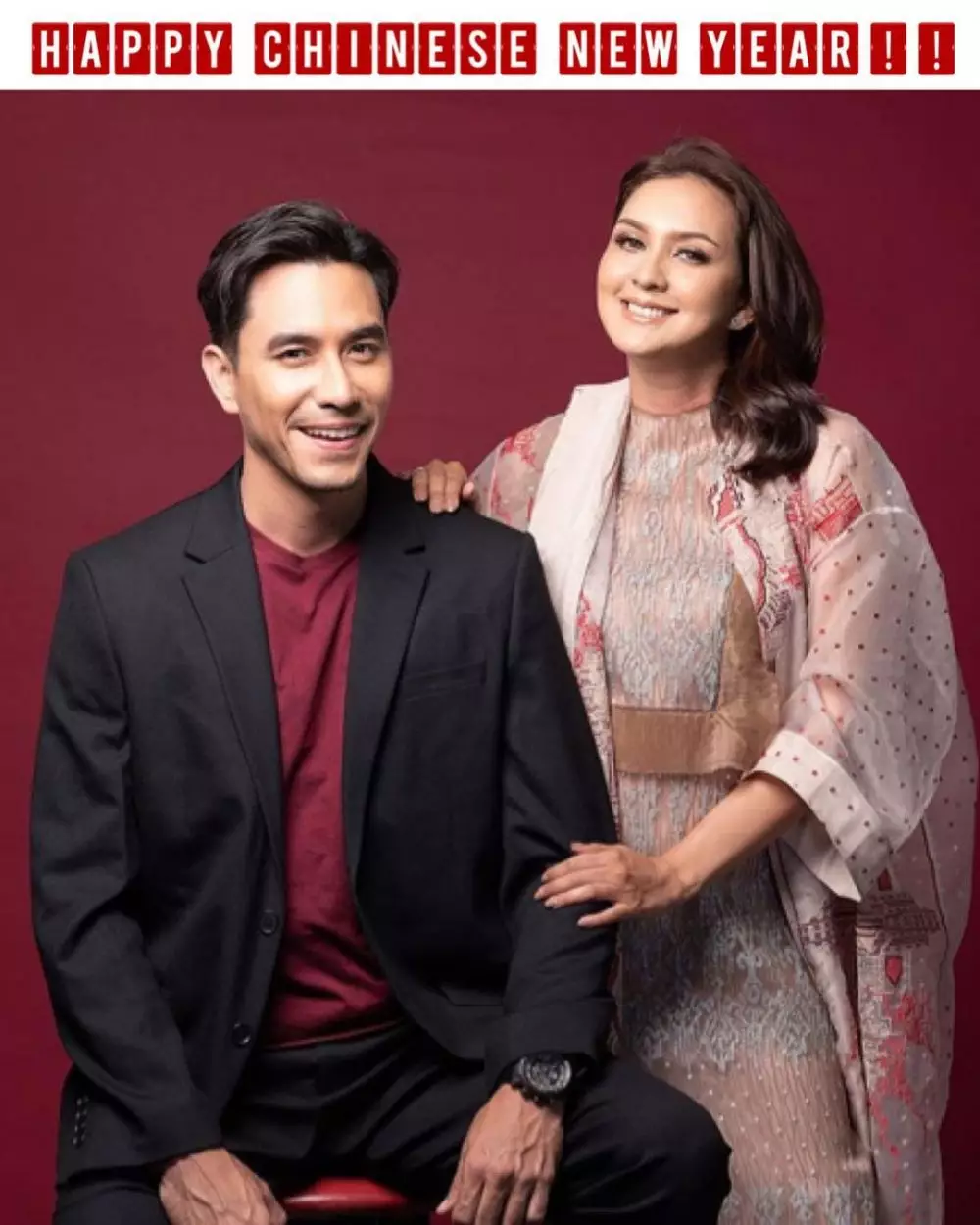 seleb rayakan Imlek bareng pasangan © 2021 berbagai sumber