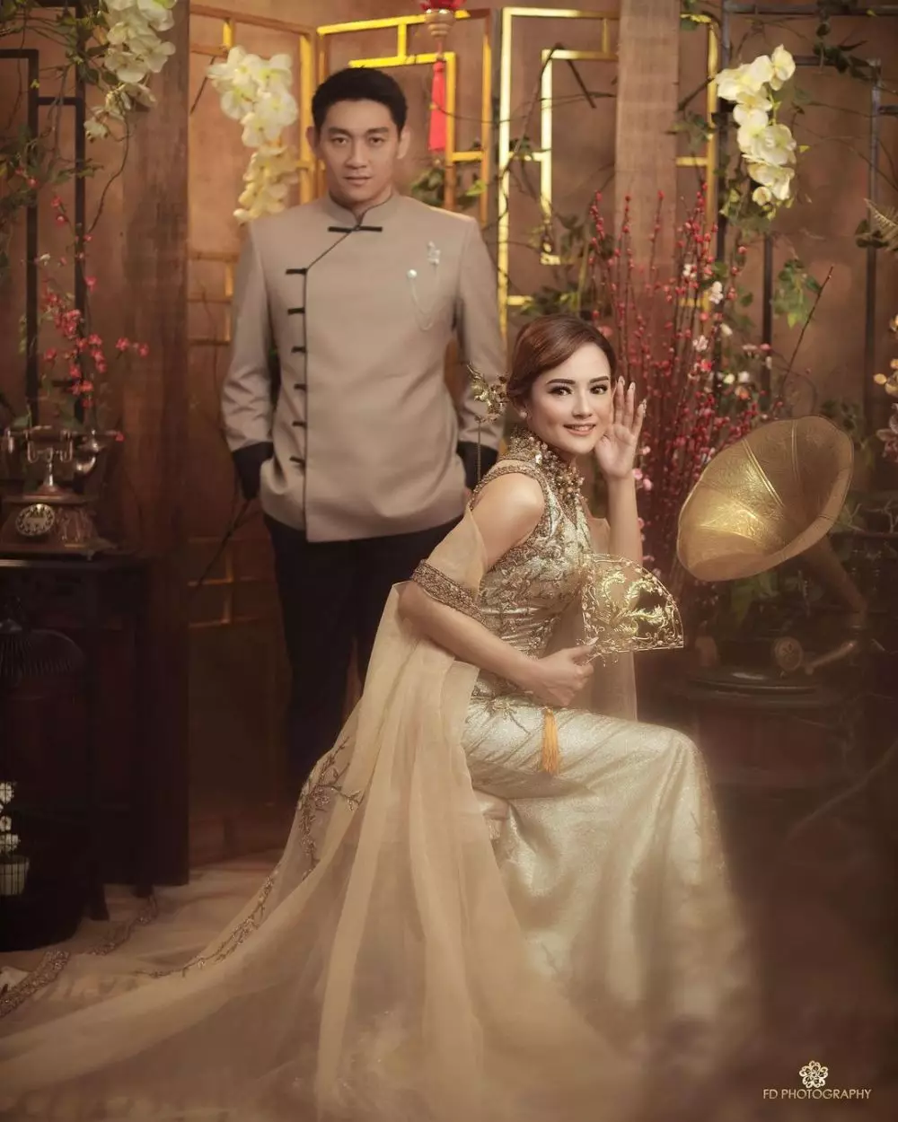 seleb rayakan Imlek bareng pasangan © 2021 berbagai sumber