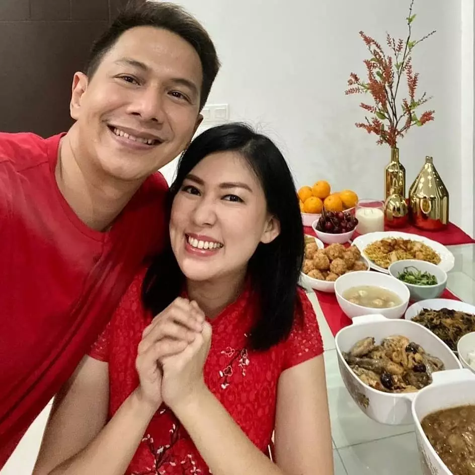 seleb rayakan Imlek bareng pasangan © 2021 berbagai sumber