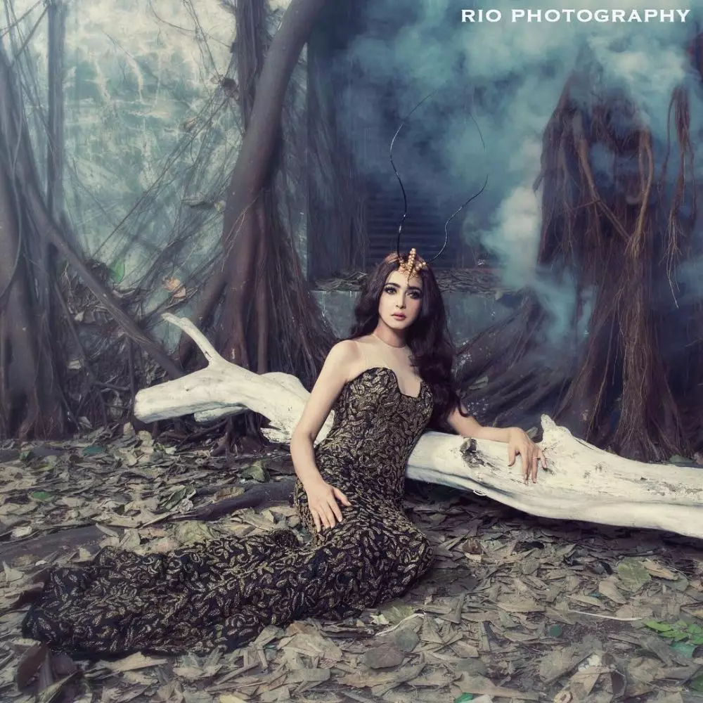 Nabila Syakieb makeup tebal © Instagram