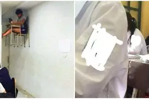 10 Aksi jenaka murid yang duduk di kursi belakang, bikin ngakak