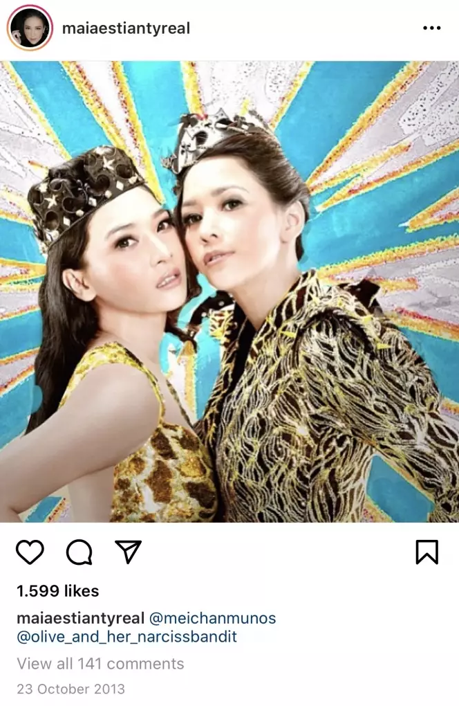 Postingan pertama penyanyi cantik di Instagram Instagram