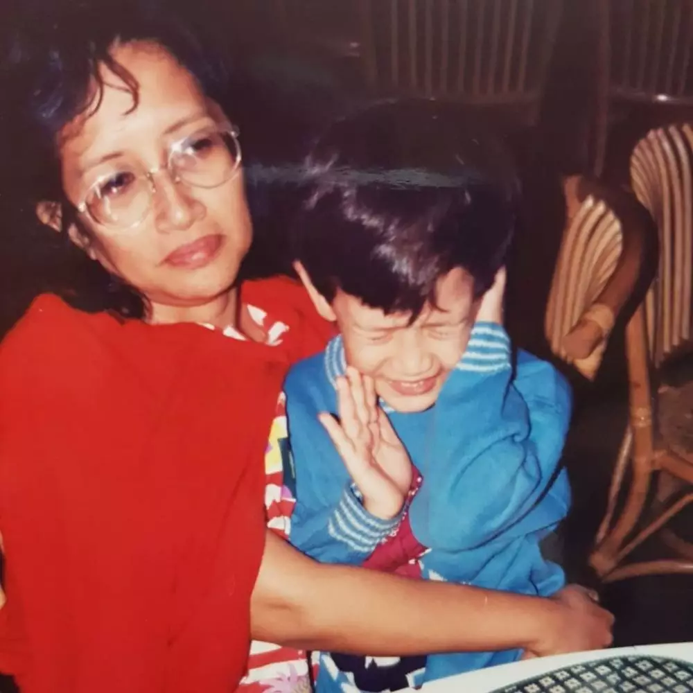 Potret masa kecil Dimas Beck © 2021 brilio.net