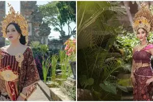 Pemotretan 10 seleb cantik dengan busana adat Bali, memesona