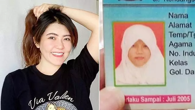 Pas foto penyanyi cewek saat sekolah © 2021 brilio.net