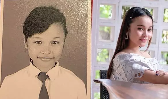 Pas foto penyanyi cewek saat sekolah © 2021 brilio.net