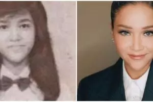 Pas foto 10 penyanyi cewek saat sekolah, Ashanty curi perhatian