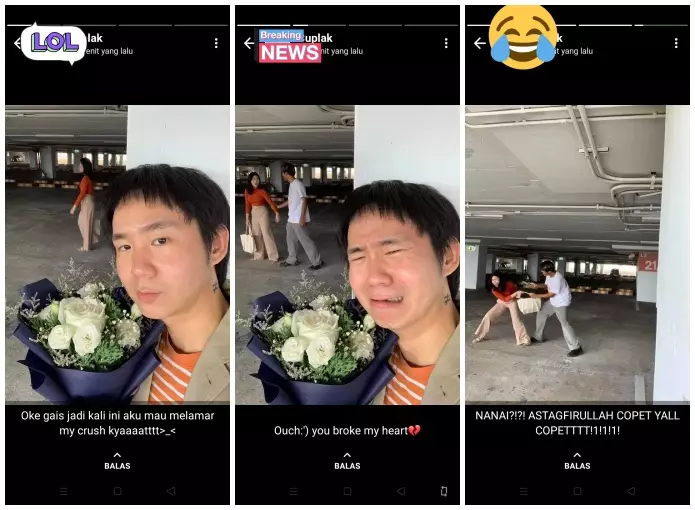 status WA endingnya bikin nyengir © Twitter