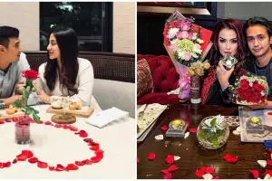 Momen dinner 10 pasangan seleb rayakan Valentine, romantis banget