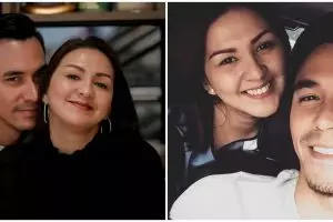 5 Potret Donna Agnesia nonton Ikatan Cinta, sampai berurai air mata