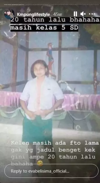 Eva Belisima sebelum terkenal © Instagram