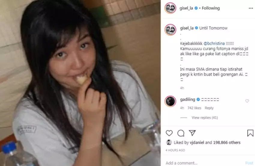 masa sekolah Gisella Anastasia © 2021 brilio.net masa sekolah Gisella Anastasia © 2021 brilio.net