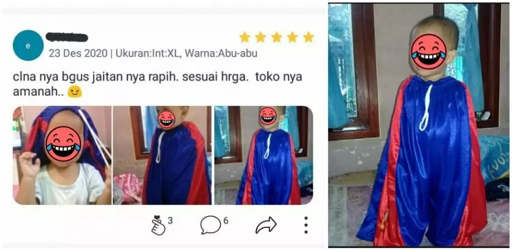 Review barang kebesaran © berbagai sumber