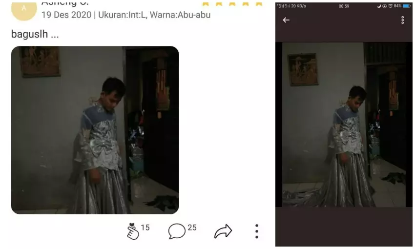 Review barang kebesaran © berbagai sumber