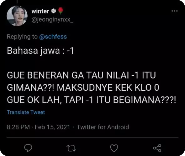 Curhat nilai terjelek di sekolah © Twitter