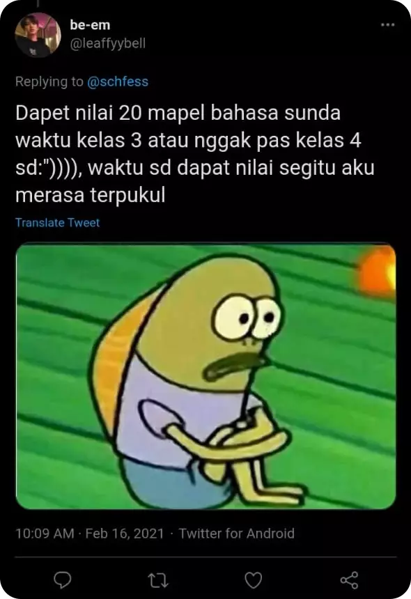 Curhat nilai terjelek di sekolah © Twitter
