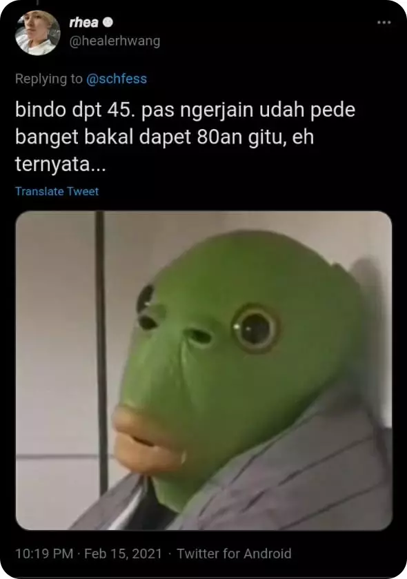 Curhat nilai terjelek di sekolah © Twitter