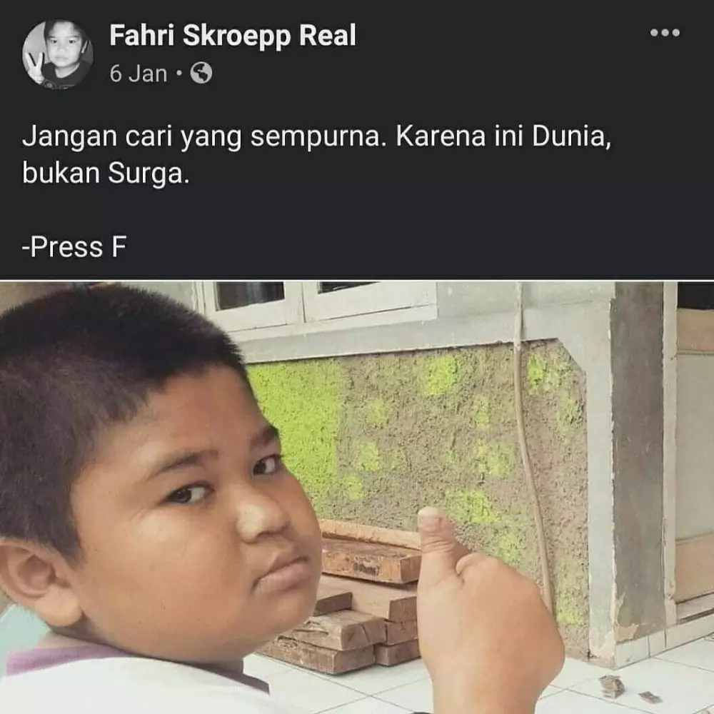 quotes terbaru fahri skroep Facebook