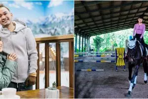 Ruben Onsu beri hadiah kuda sebagai kado Valentine untuk Sarwendah