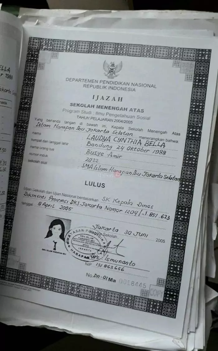 Foto ijazah publik figur © 2021 brilio.net Foto ijazah publik figur © 2021 brilio.net
